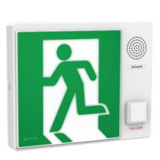 음성점멸형 유도등(벽직부 중형)